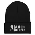 Klanen fra helvede Cuffed Beanie in black, front view