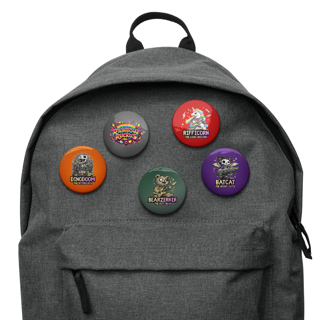 Set of badges - Rainbow Ruckus Pack