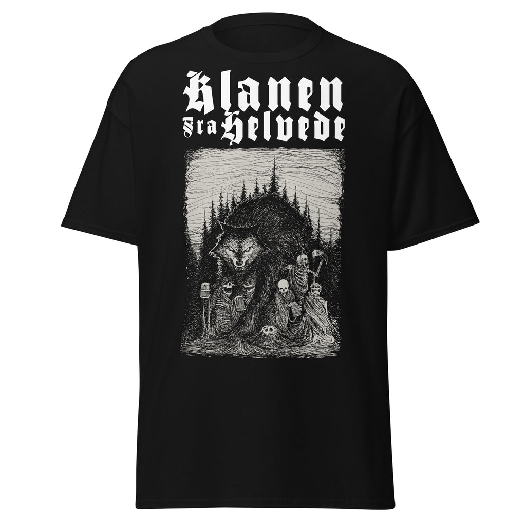 Klanen fra helvede Gothic Unisex T-Shirt in black, front view