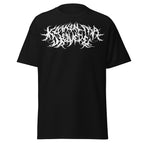 Klanen fra helvede Gore B/W Unisex T-Shirt in black, front view