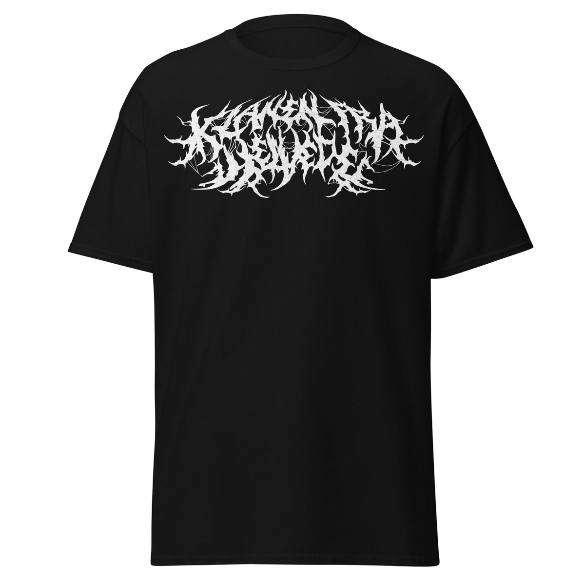 Klanen fra helvede Gore B/W Unisex T-Shirt in black, front view