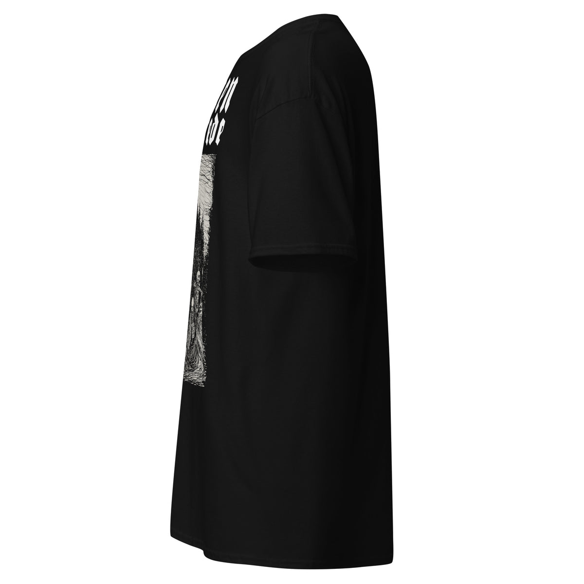 Klanen fra helvede Gothic Unisex T-Shirt in black, left-side view