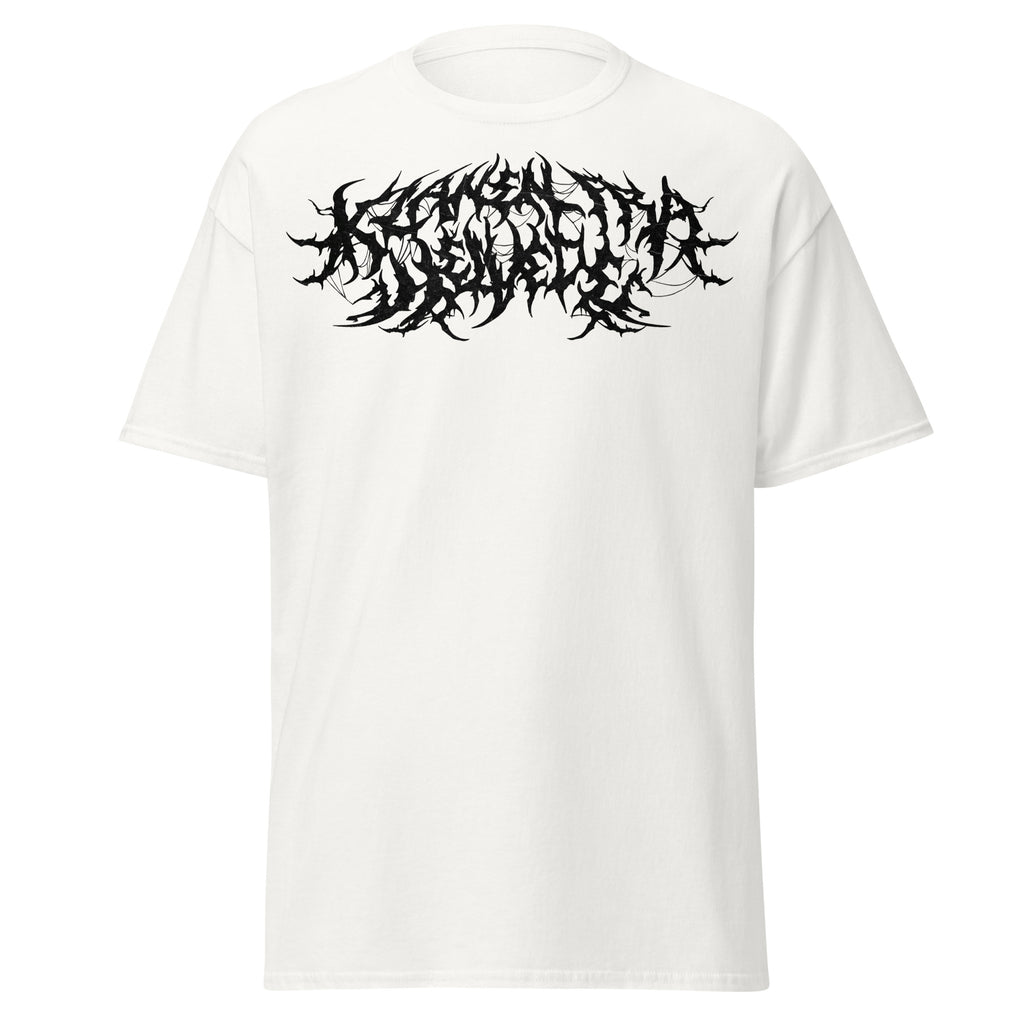 Klanen fra helvede Gore B/W Unisex T-Shirt in white, front view