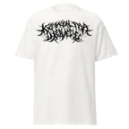Klanen fra helvede Gore B/W Unisex T-Shirt in white, front view