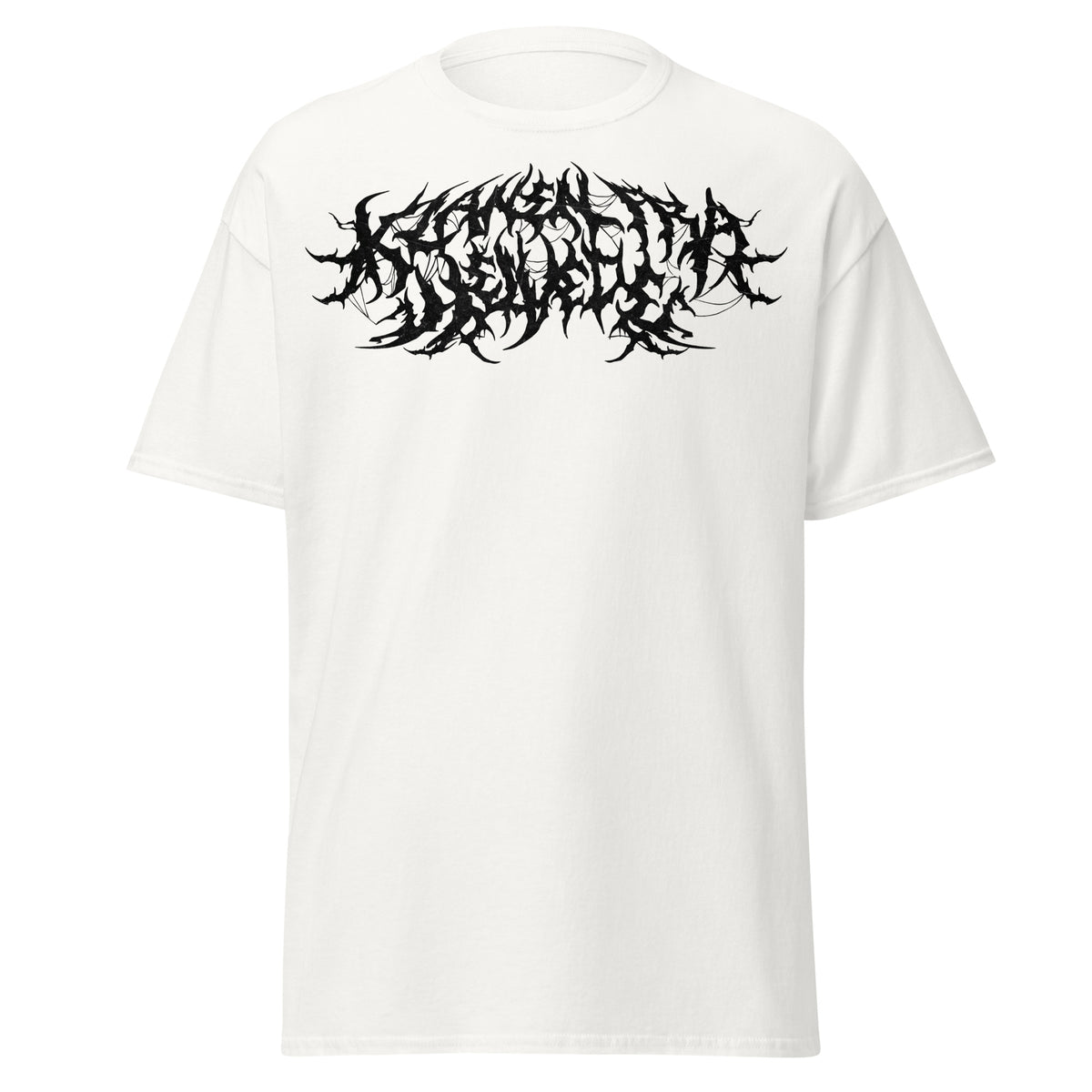 Klanen fra helvede Gore B/W Unisex T-Shirt in white, front view