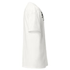 Klanen fra helvede Gore B/W Unisex T-Shirt in white, right-side view