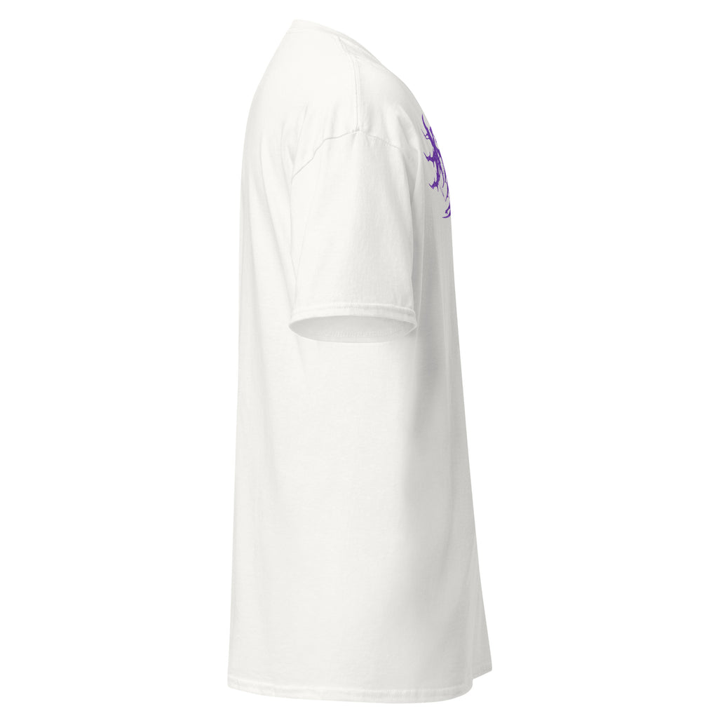Klanen fra helvede Gore Purple Unisex T-Shirt in white, right-side view