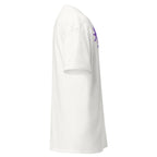 Klanen fra helvede Gore Purple Unisex T-Shirt in white, right-side view