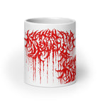 Klanen fra helvede Gore White Glossy Mug in white, 20 oz, front view